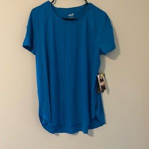 Blue Short Sleeve Workout Shirt | L